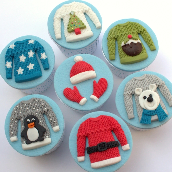 Silicone Mould - Knitted Sweater, Hat & Mittens